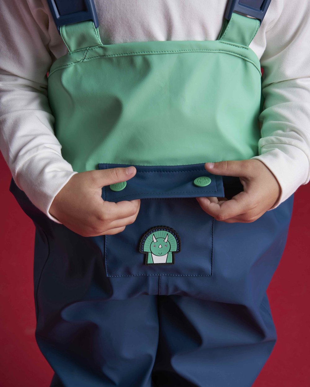 Spike the Dinosaur - Kids Waterproof Trousers