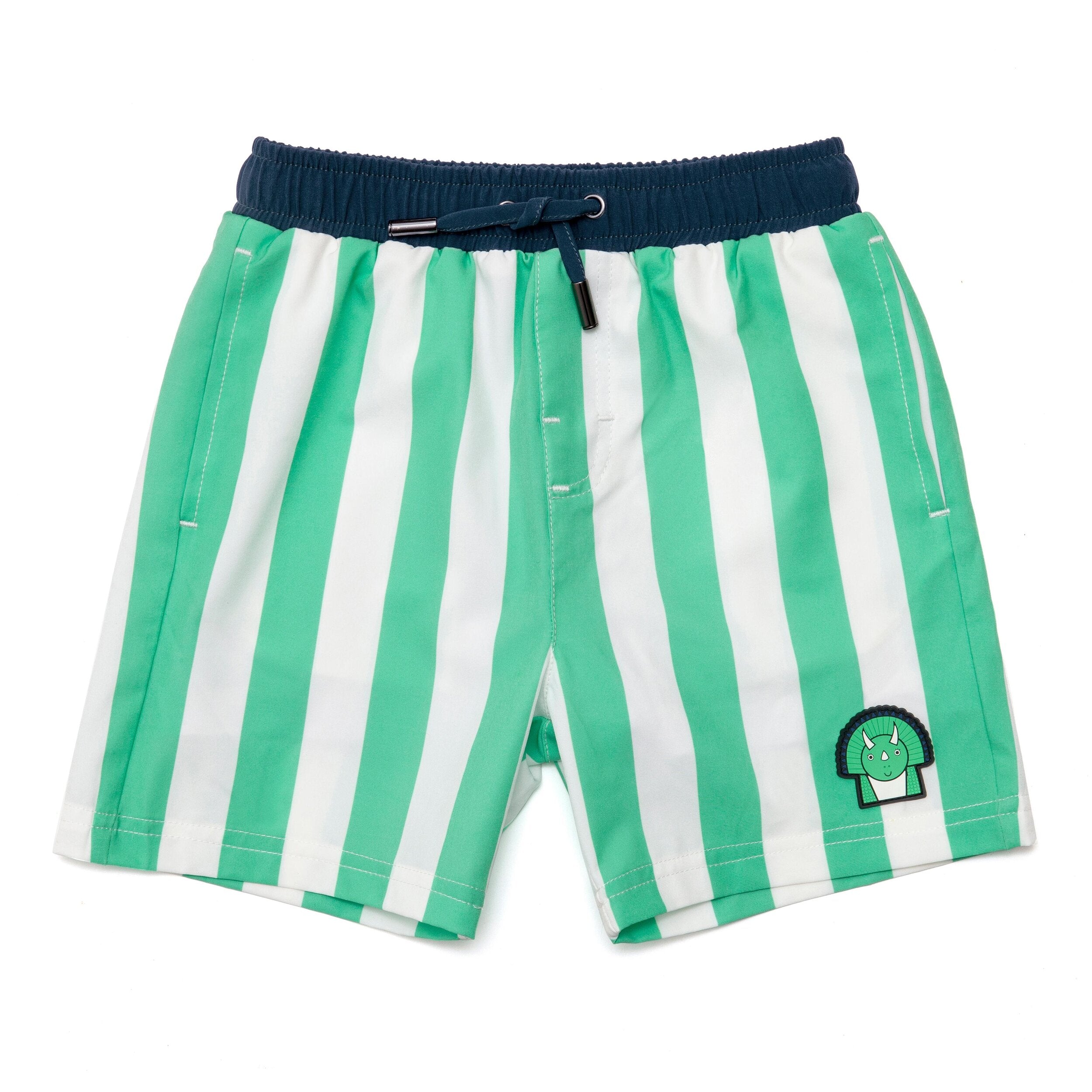 Spike the Dinosaur - Kids Swim Trunks