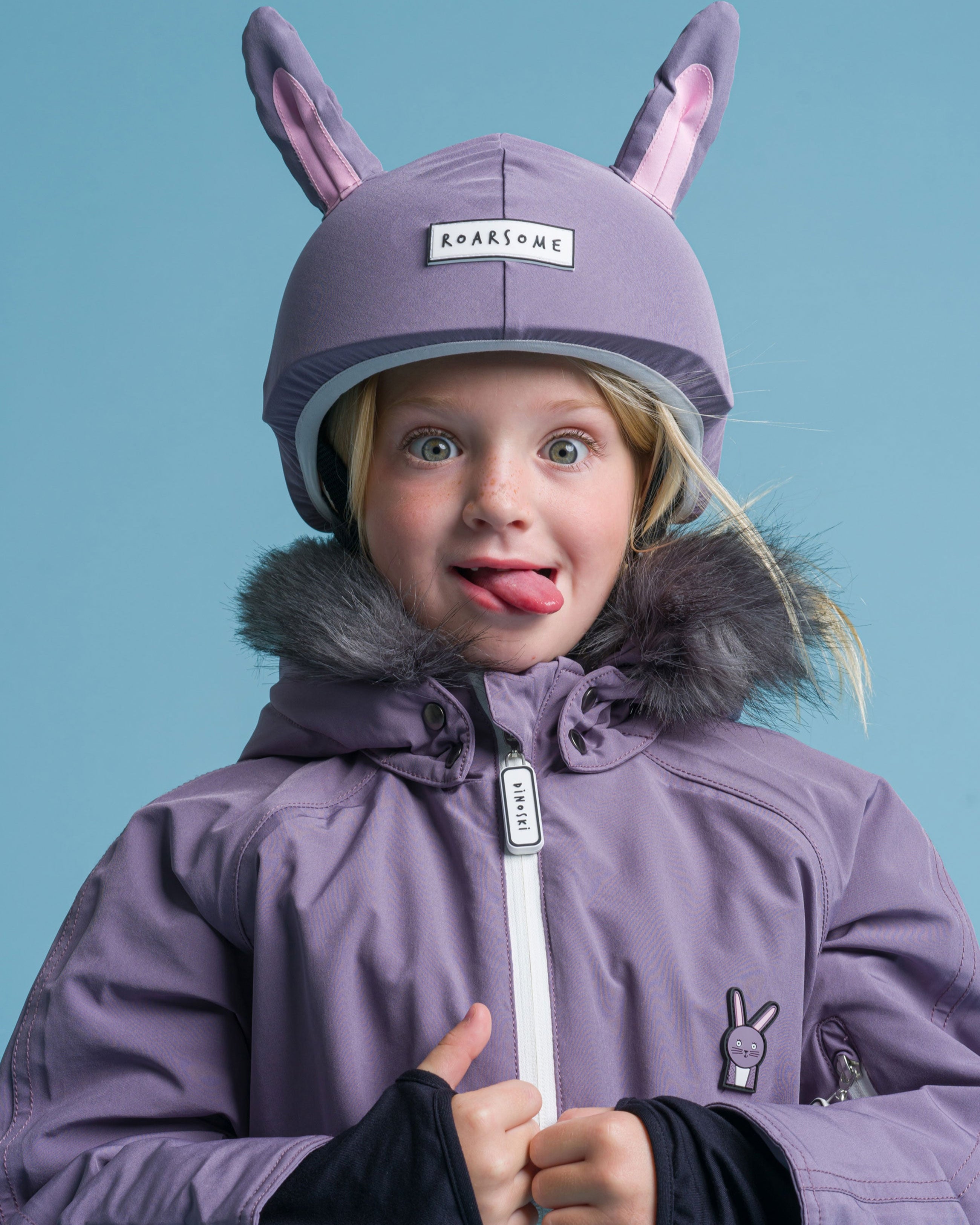 Hop the Bunny - Kids Helmet Cover