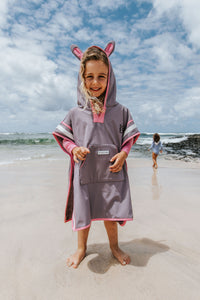 Hop the Bunny - Kids Poncho Towel