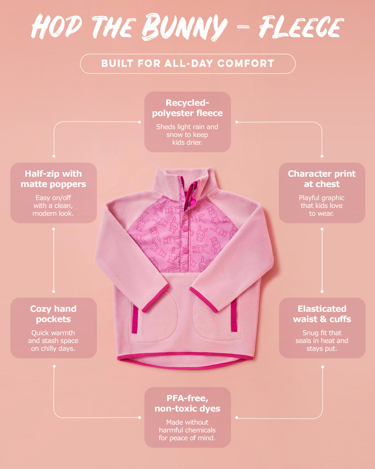 Hop the Bunny - Fleece