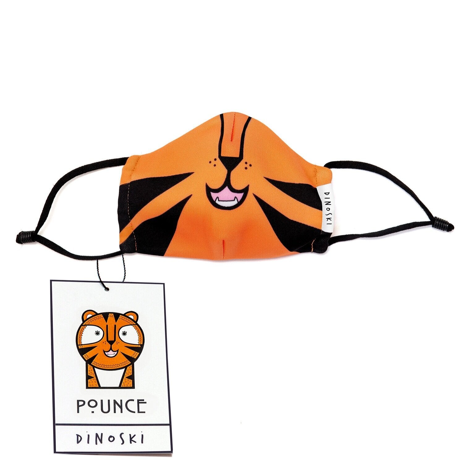 Pounce the Tiger - Kids Reusable Face Mask