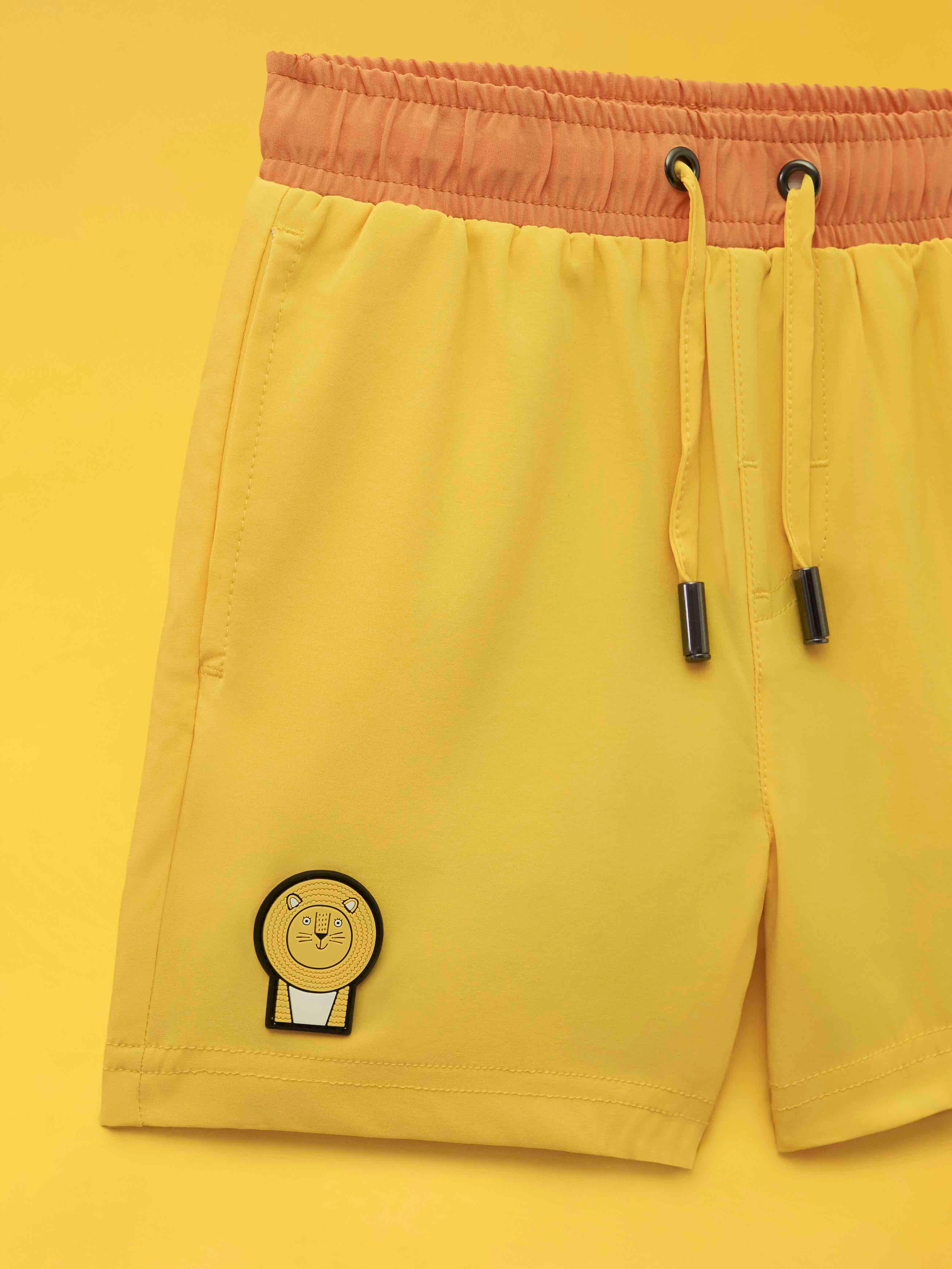Cub the Lion - Kids Swim Shorts