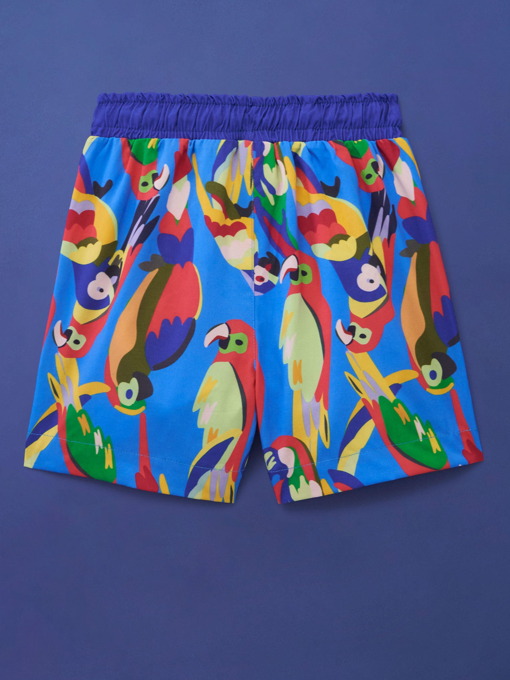 Squawk the Parrot - Kids Swim Shorts
