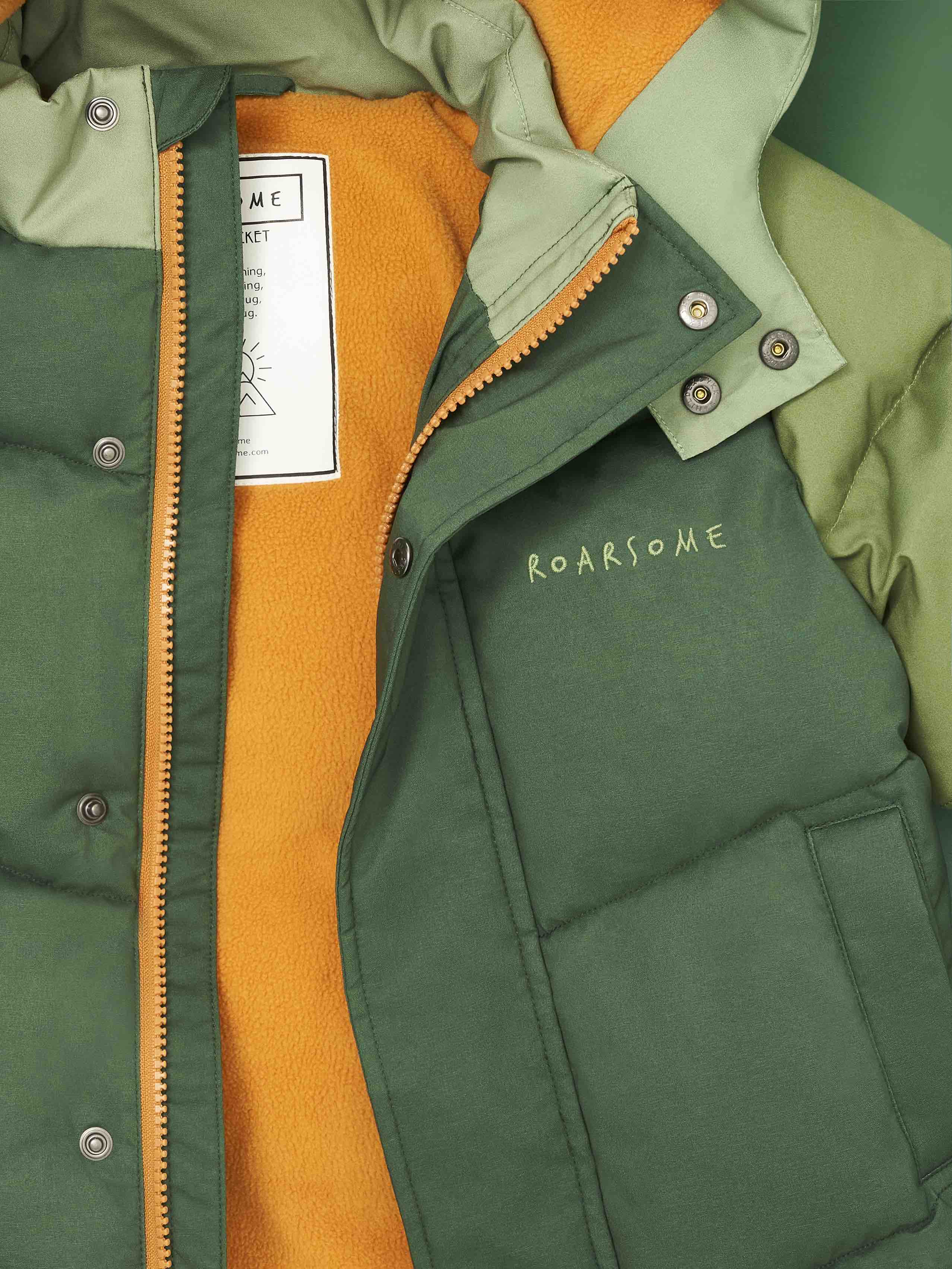 Roarsome Puffer Jacket - Forest Green
