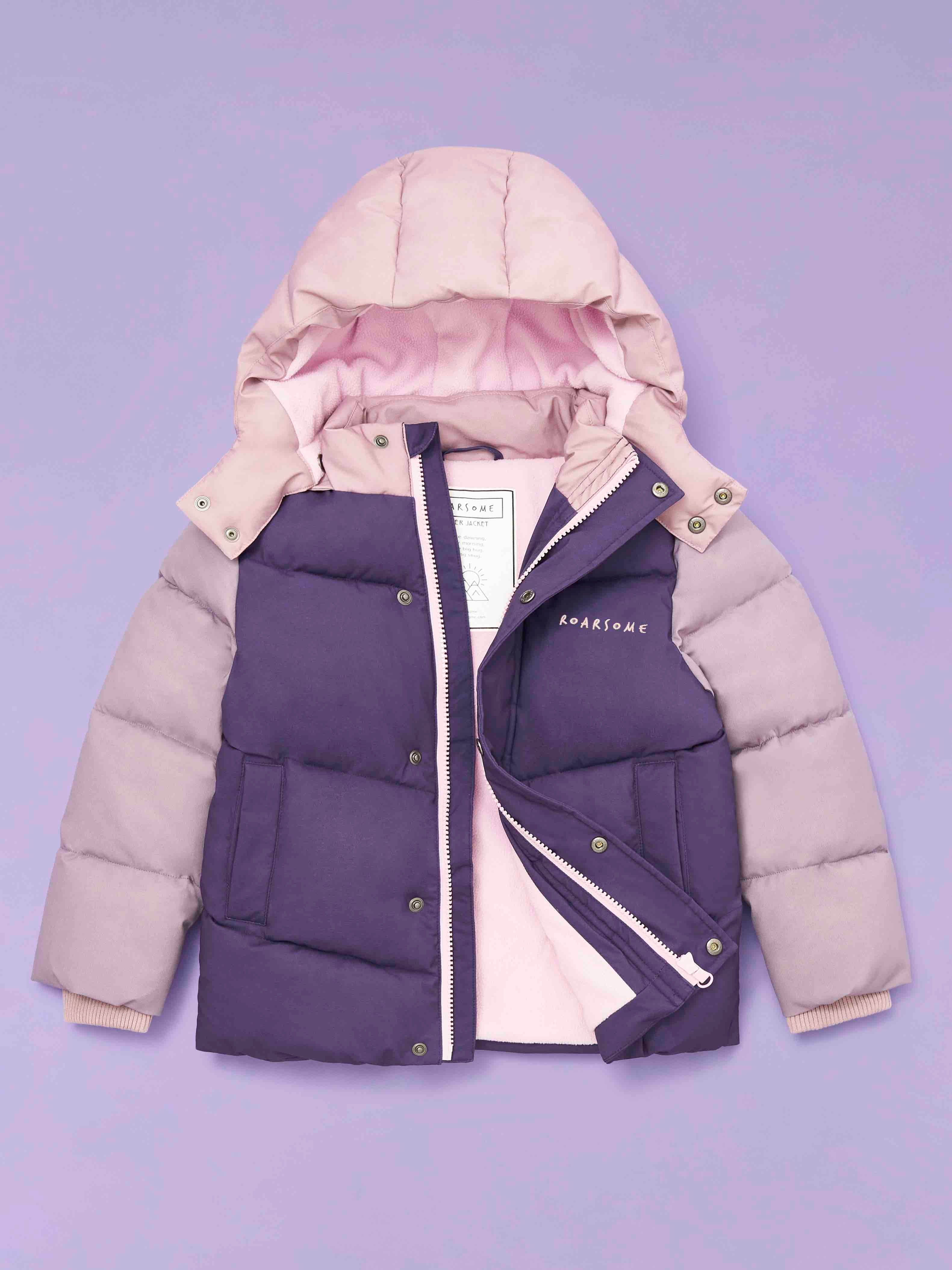 Roarsome Puffer Jacket - Twilight Purple