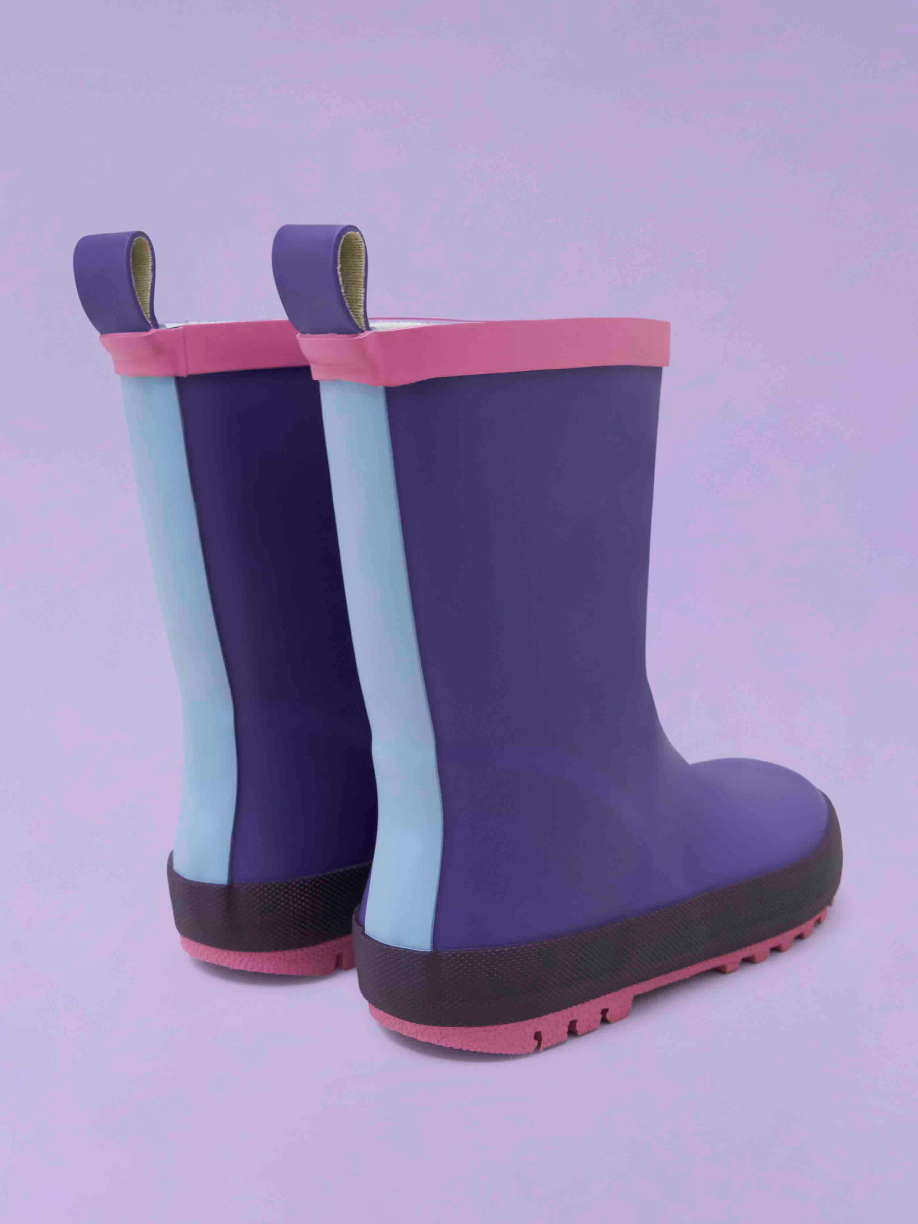 Purple Welly Boots