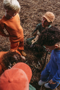 Organic Cotton Tracksuit - Burnt Orange