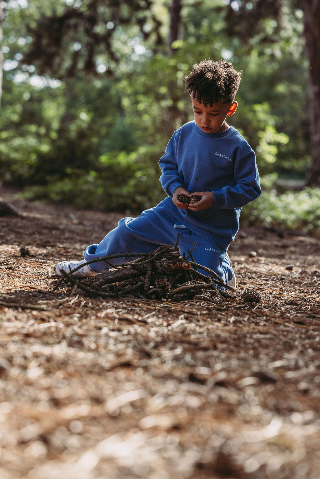 Organic Cotton Tracksuit - Ocean Blue