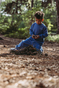 Organic Cotton Tracksuit - Ocean Blue