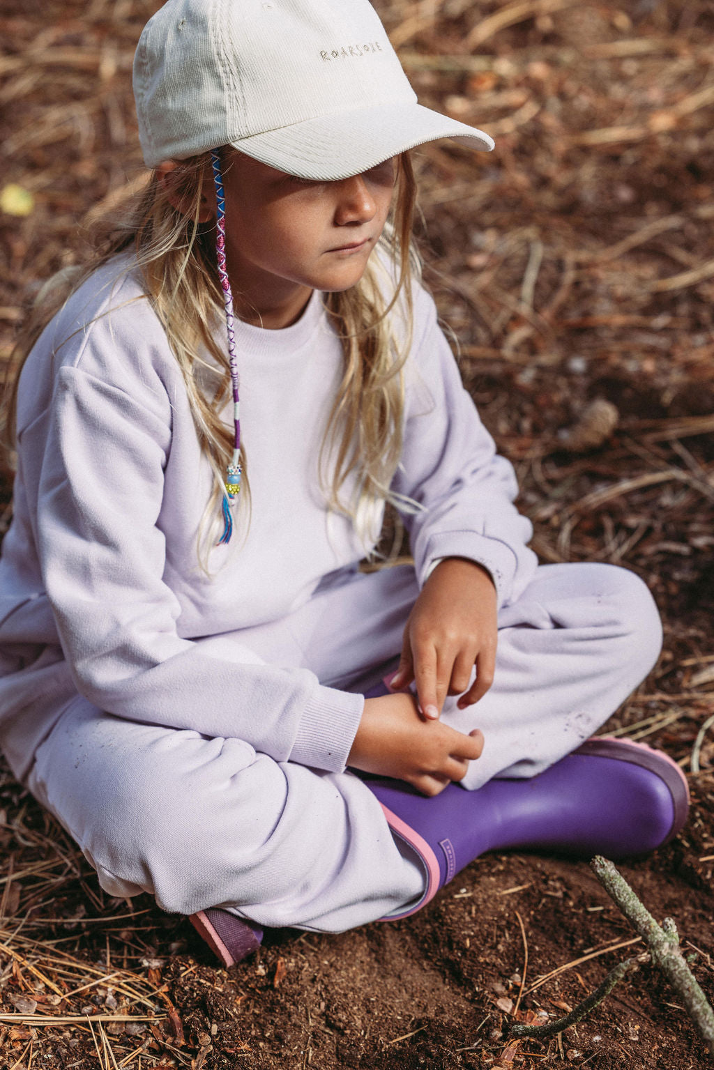 Organic Cotton Tracksuit - Dusk Lilac