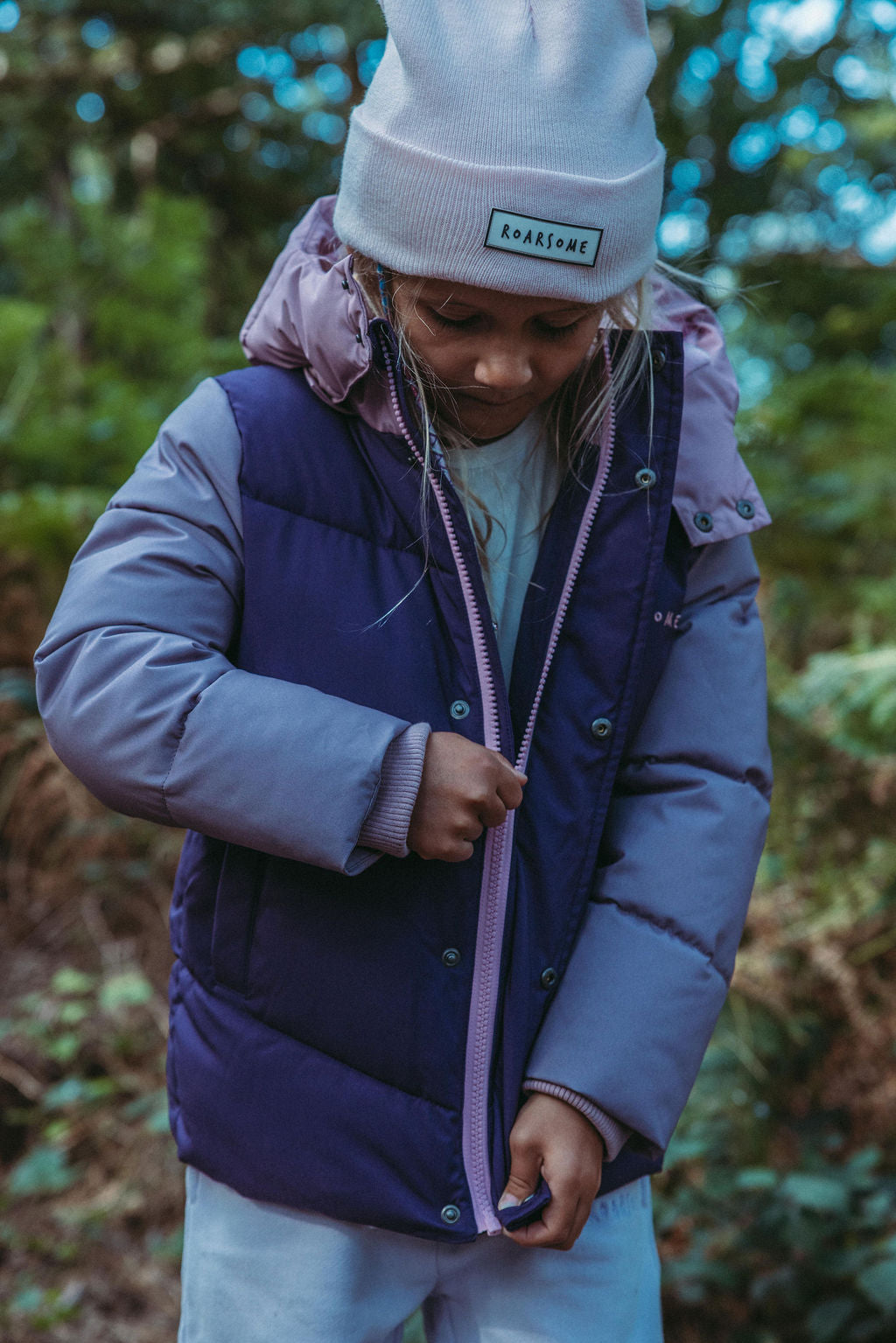 Roarsome Puffer Jacket - Twilight Purple