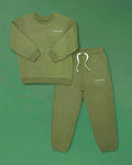 Organic Cotton Tracksuit - Forest Green
