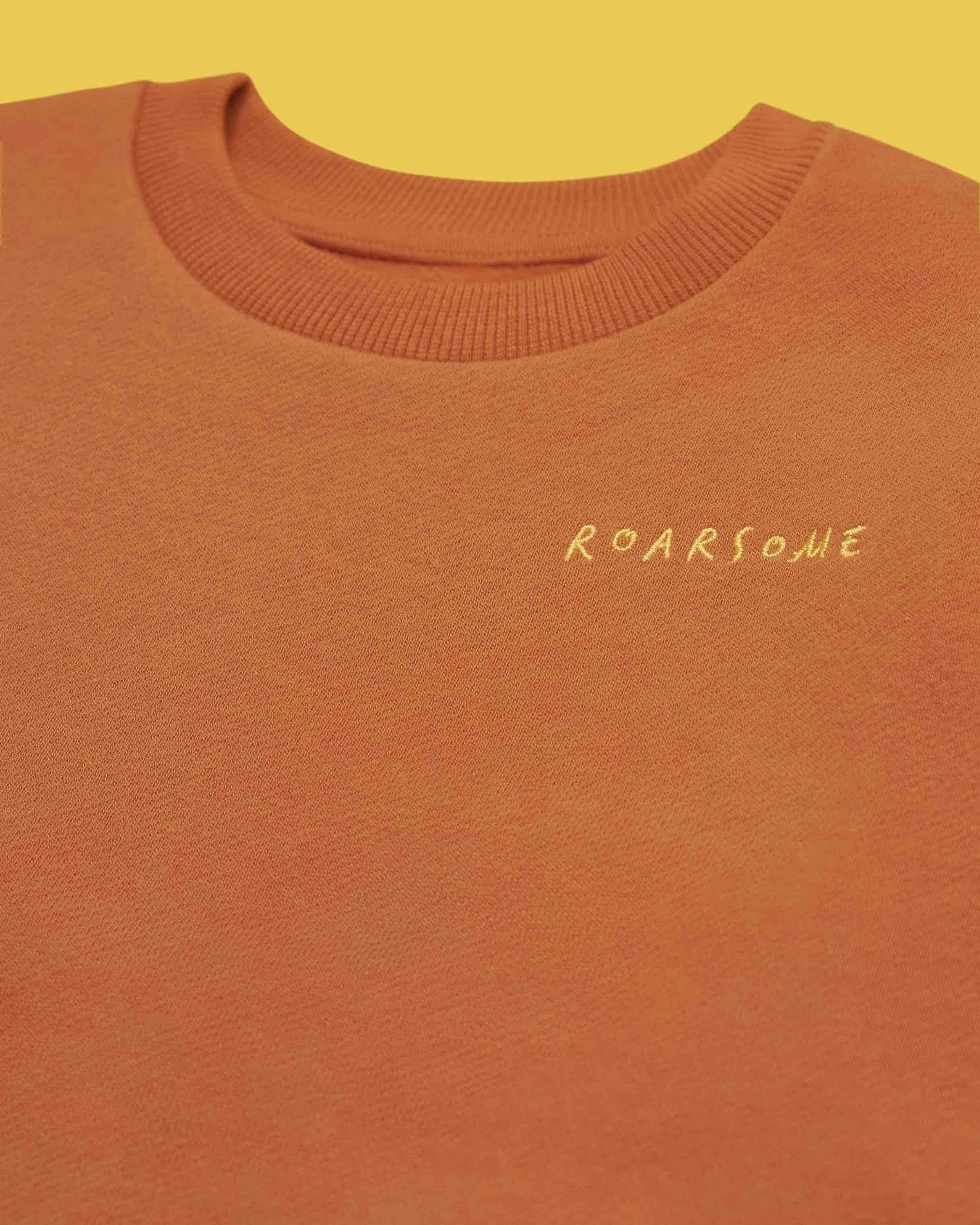 Organic Cotton Tracksuit - Burnt Orange