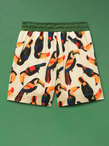 Beak the Toucan - Kids Swim Shorts