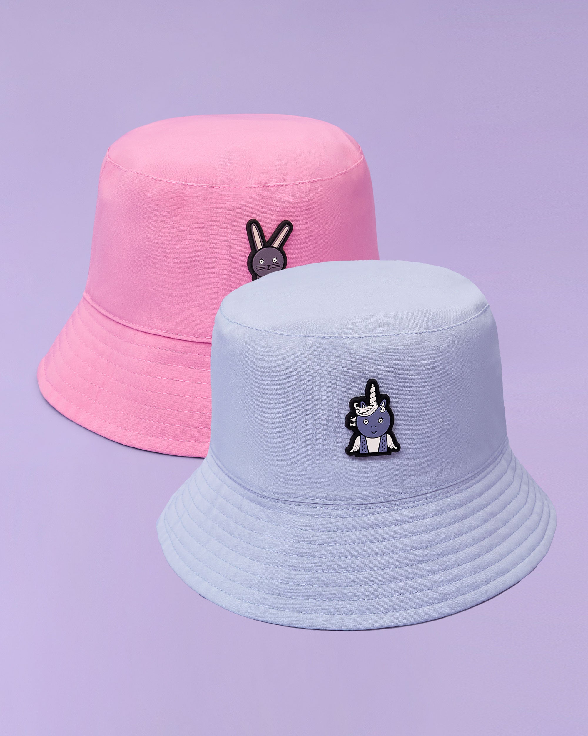 Kids Reversible Bucket Hat - Unicorn/Bunny