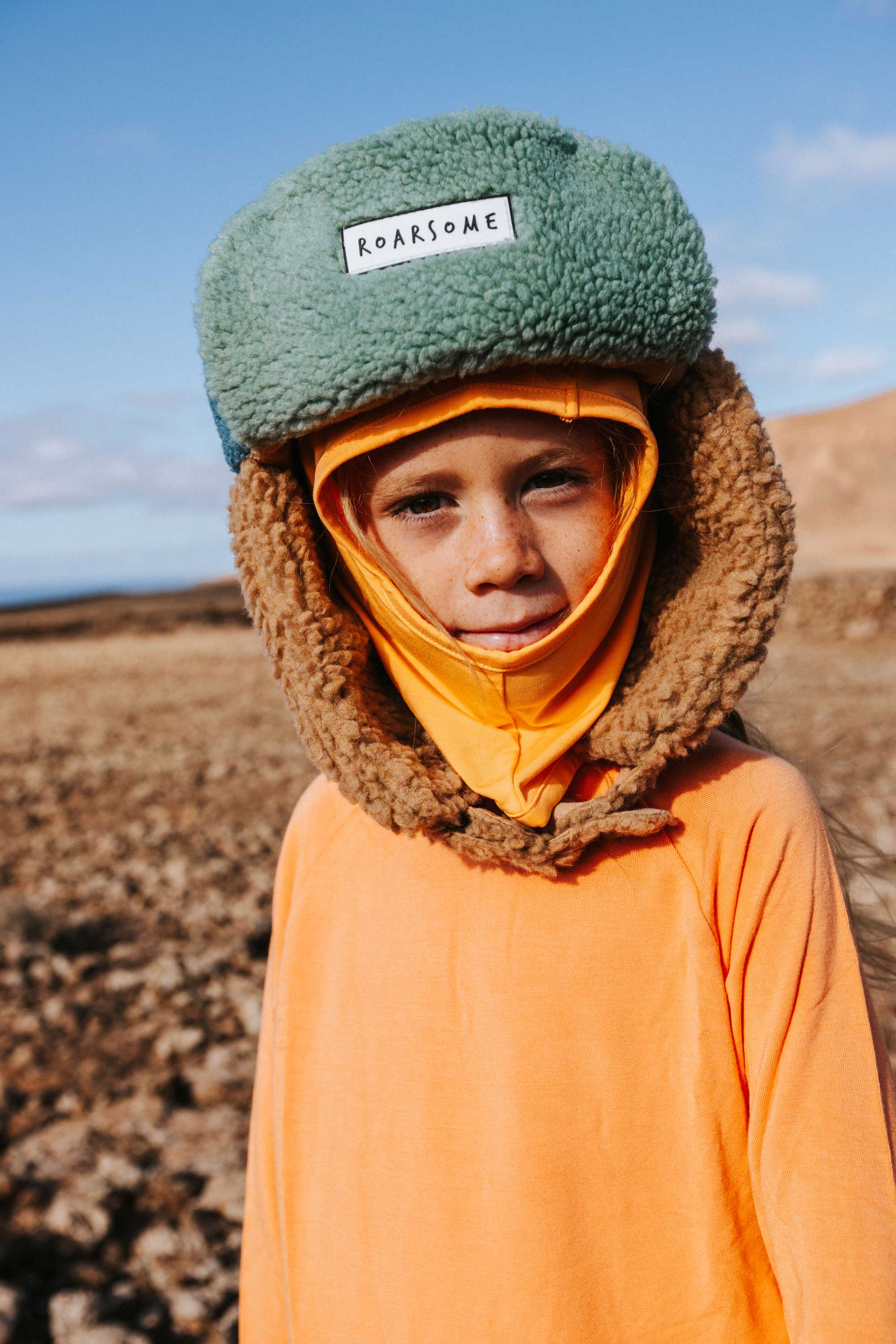 Bamboo Balaclava - Sunset Orange