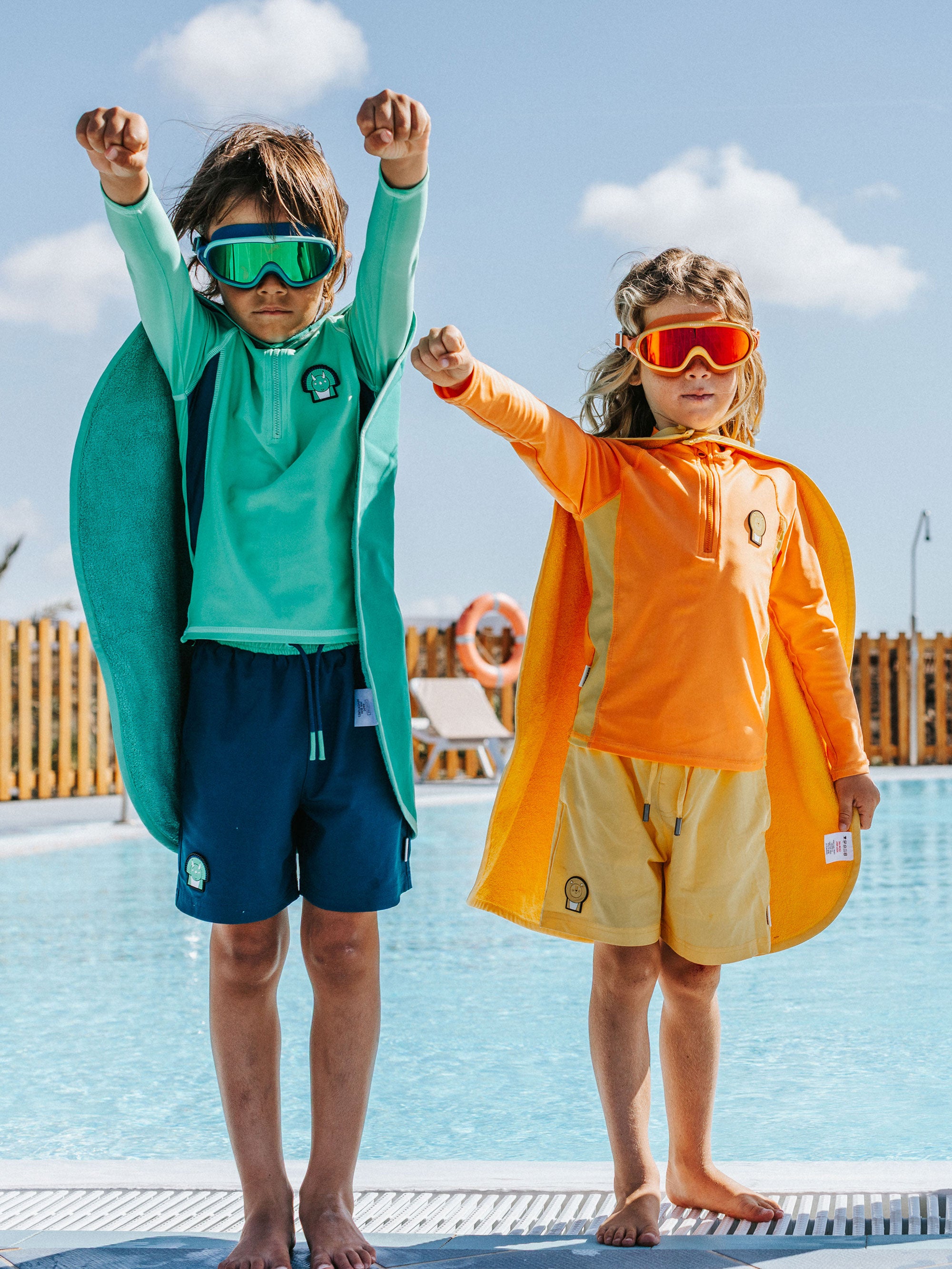 Yellow/Orange - Swimming Goggles