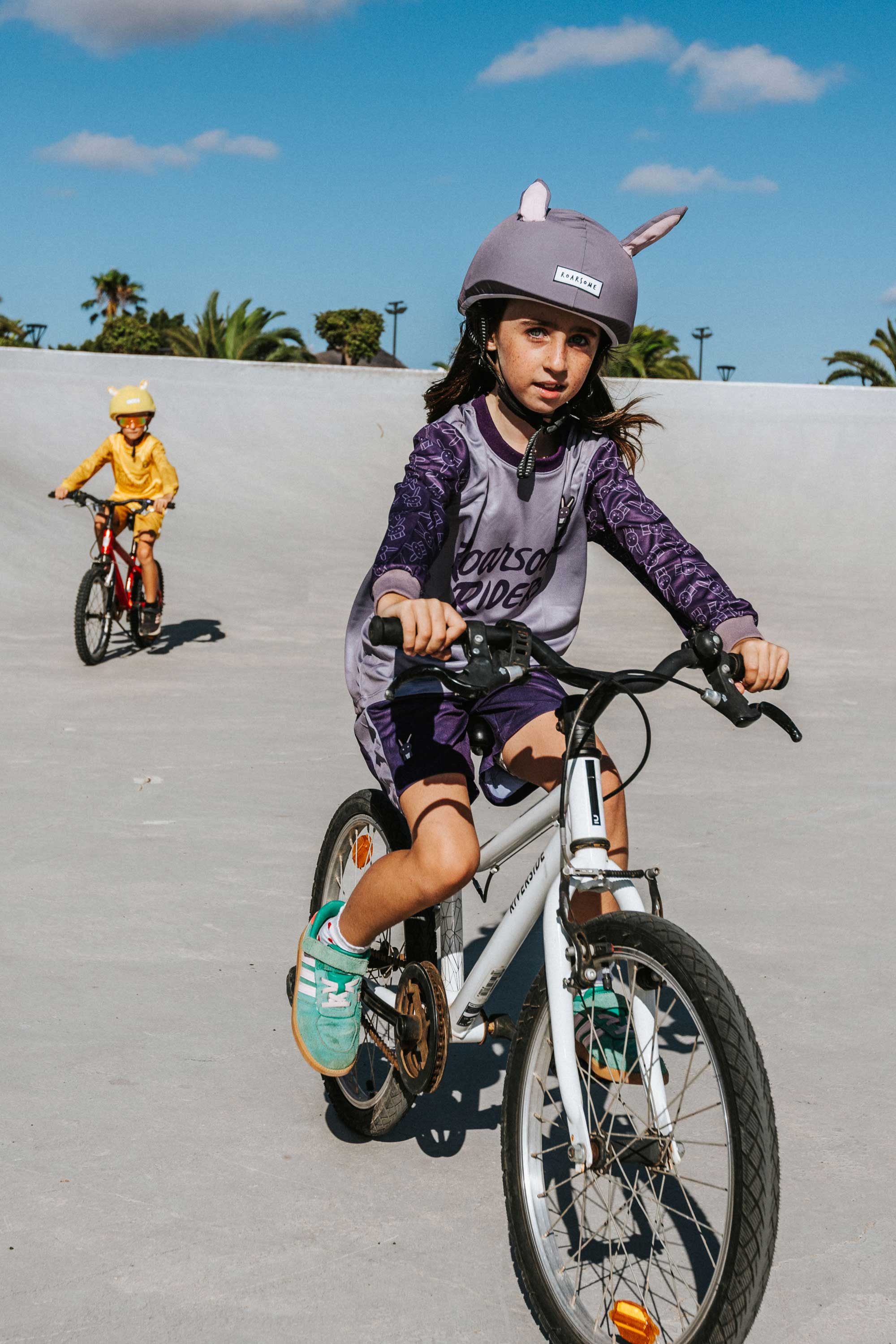 Hop the Bunny - Kids Helmet Cover