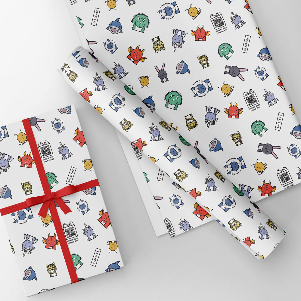 Vr Wrapping Paper Augmented Reality Wrapping Paper & Roarsome