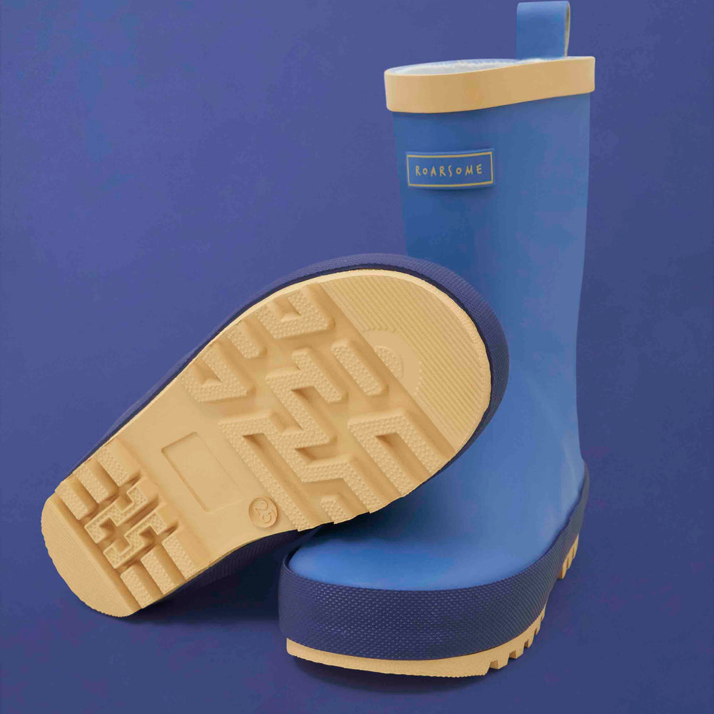Blue Welly Boots & Roarsome