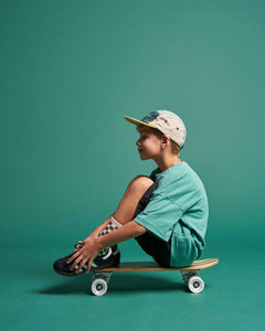 Adventure Club - Kids Green 5 Panel Cap