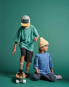 Adventure Club - Kids Green 5 Panel Cap