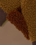 Fleece Mittens - Brown/Tan