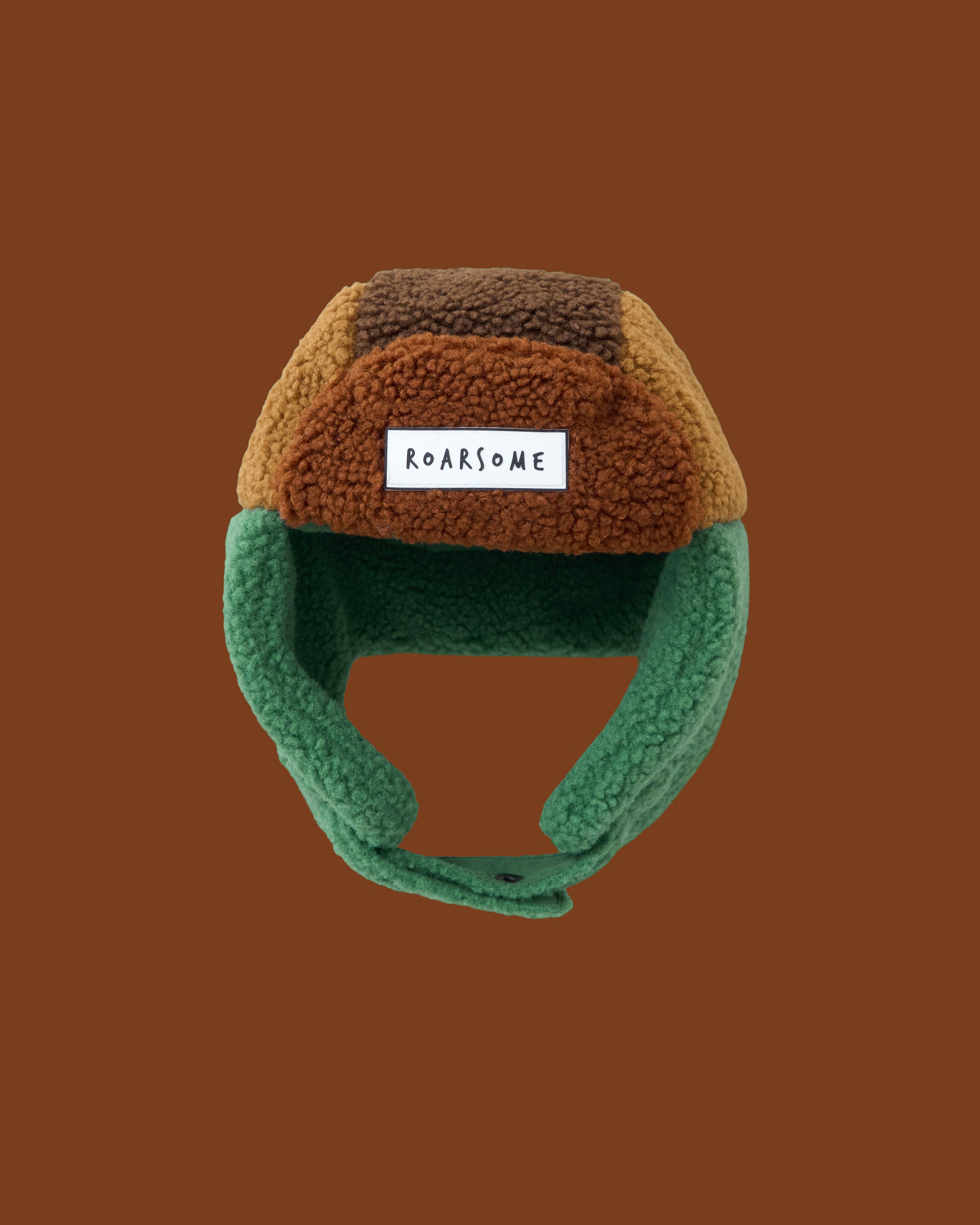 Kids Trapper Hats - Brown/Tan