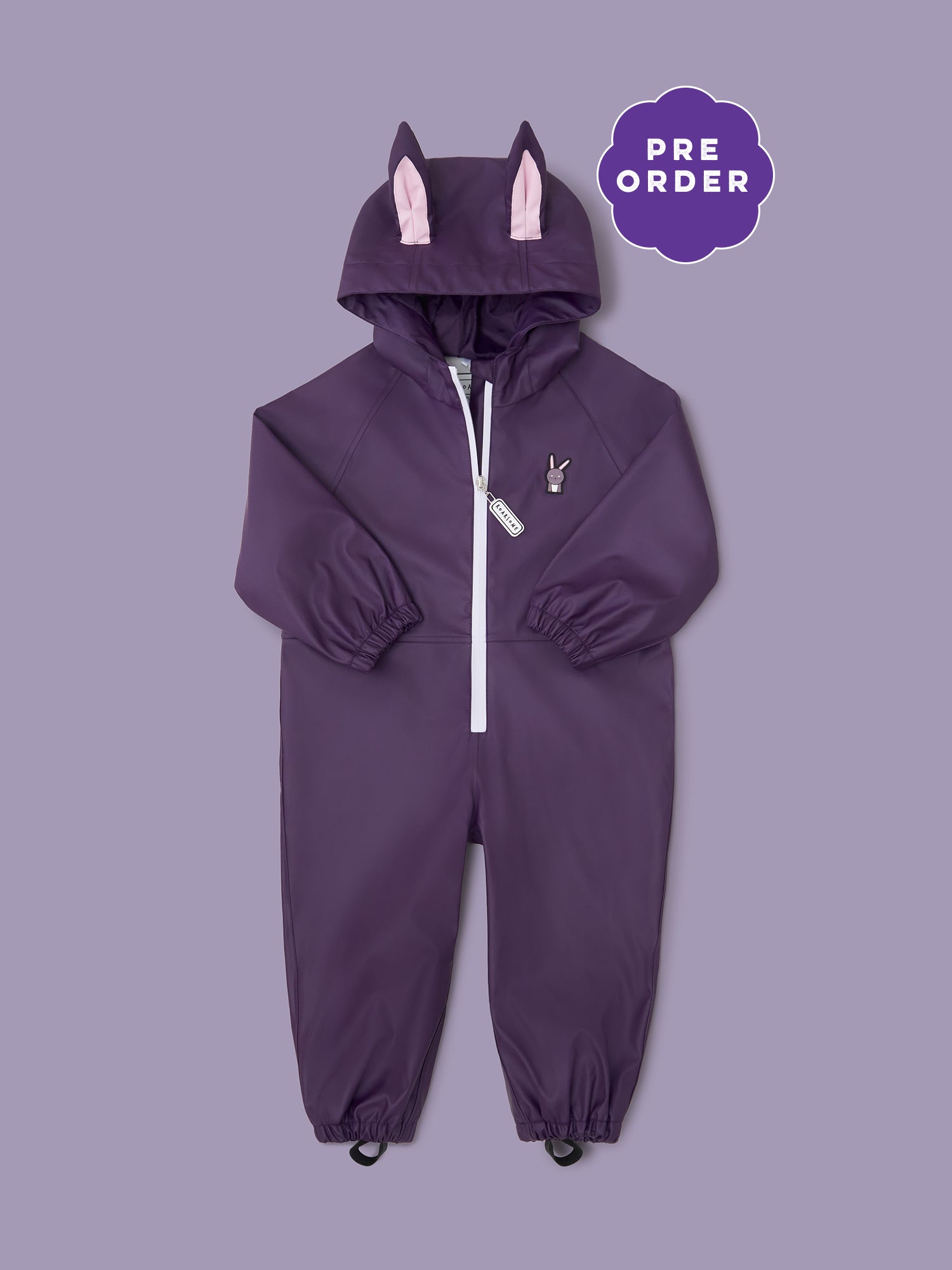 Hop the Bunny - Kids Raincoat