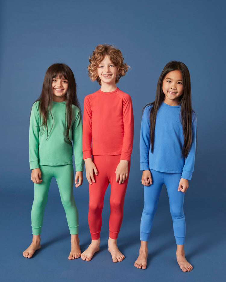 Kids Base Layers - Fire Red