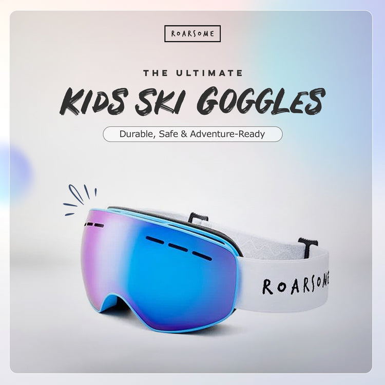 Kids Ski Goggles - Blue
