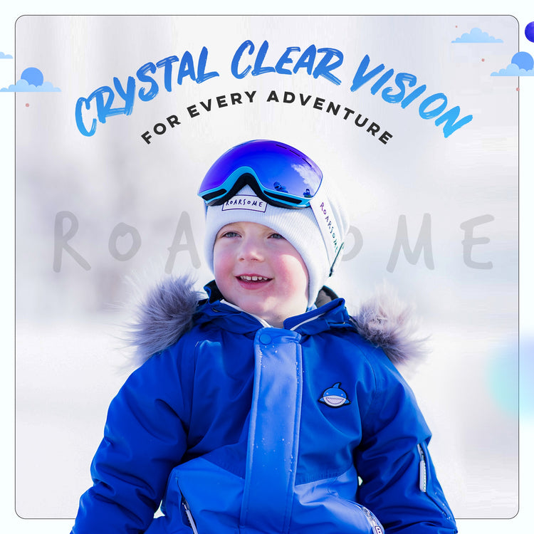 Kids Ski Goggles - Blue