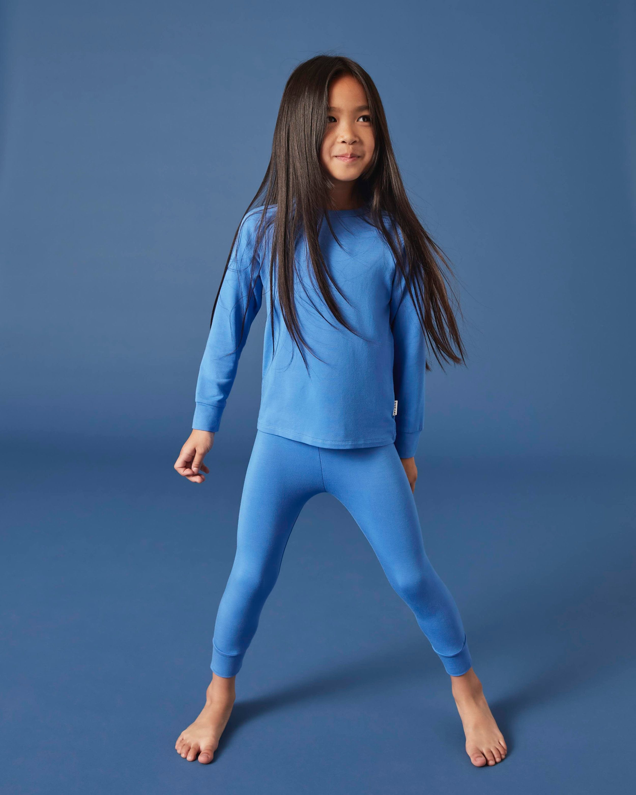 Blue Base Kids Base Layers - Ocean Blue & Roarsome