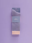 Kids Ski Socks - Pink/Lilac