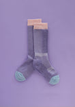 Kids Ski Socks - Pink/Lilac