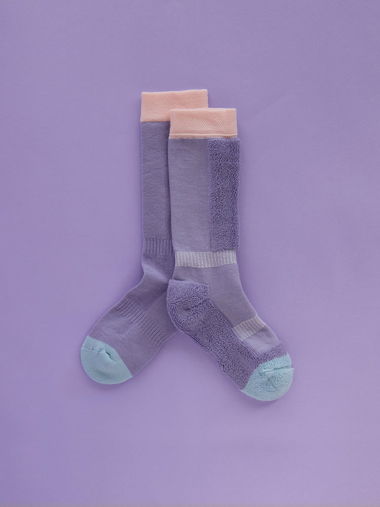 Ski Socks - Pink/Lilac