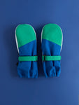 Kids Ski Gloves - Blue/Green
