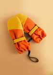 Kids Ski Gloves - Yellow/Orange