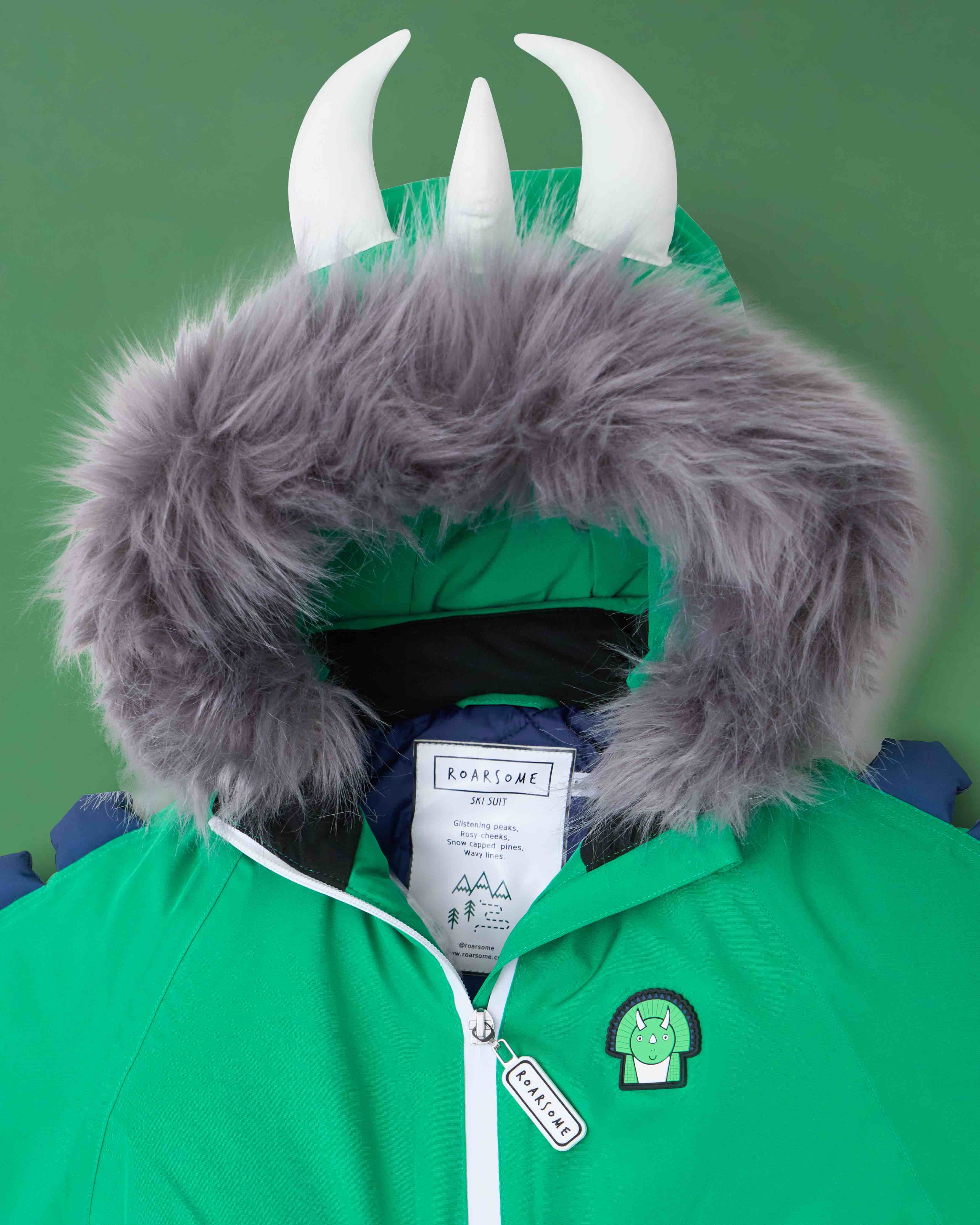 Spike the Dinosaur - Kids Snow Suit