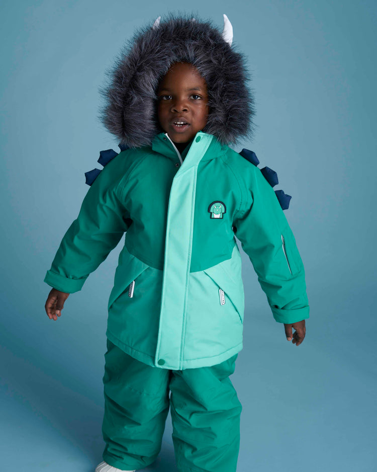 Spike the Dinosaur - Kids Ski Jacket