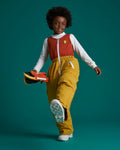 Kids Ski Gloves - Yellow/Orange