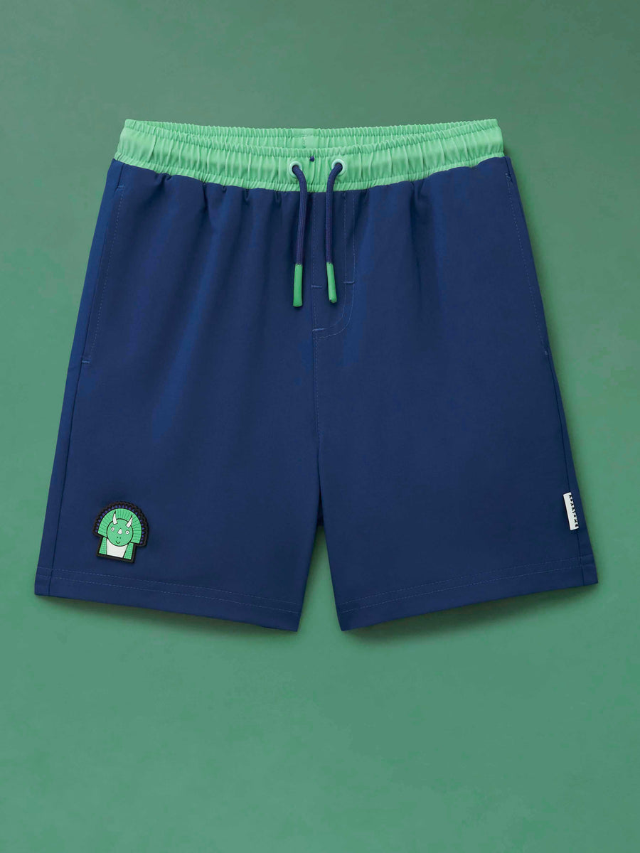 Spike the Dinosaur - Kids Swim Shorts