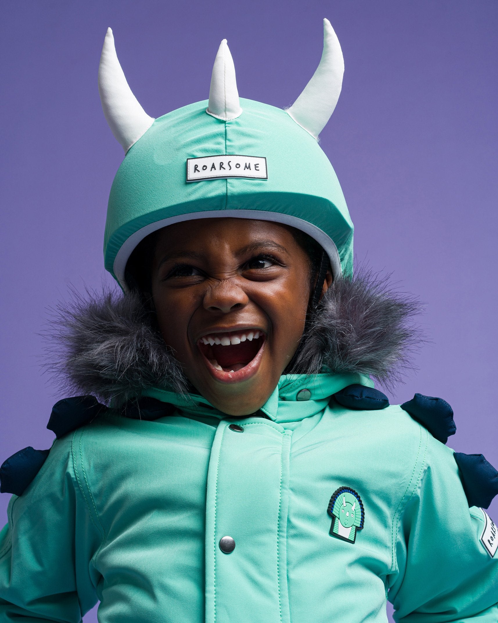 dinosaur motorcycle helmet cover Spike the Dinosaur