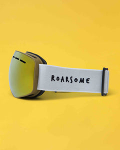 Kids Ski Goggles - Gold