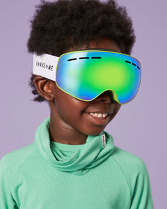 Kids Ski Goggles - Green