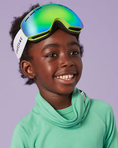 Kids Ski Goggles - Green