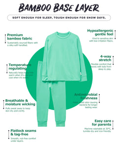 Bamboo Base Layer - Misty Green