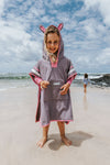 Hop the Bunny - Kids Poncho Towel