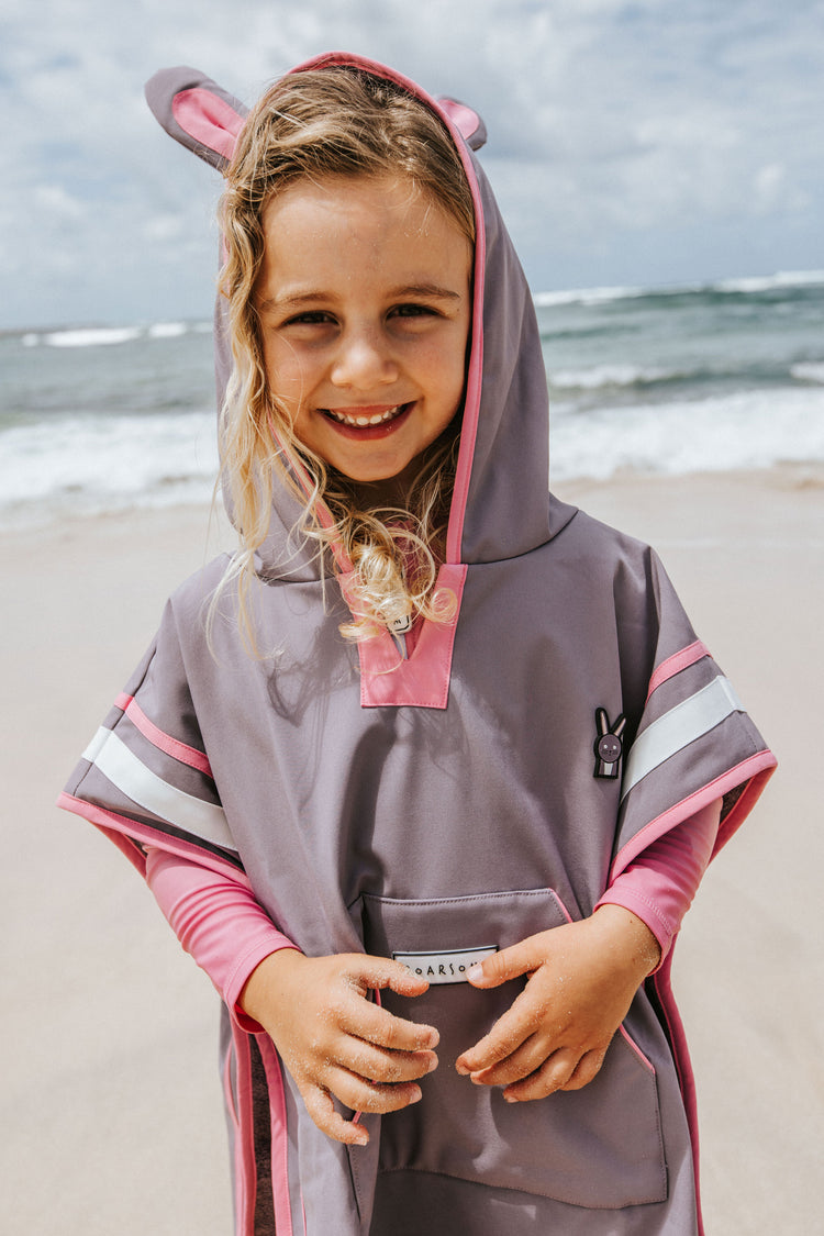 Hop the Bunny - Kids Poncho Towel